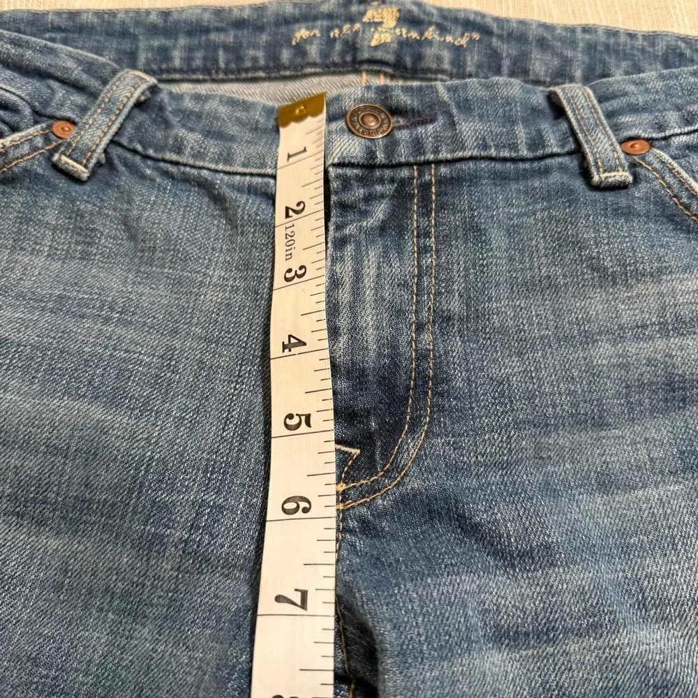 7 For All Mankind A Pocket Bootcut Jeans Medium Wash Blue Size 33 U130055U-055U